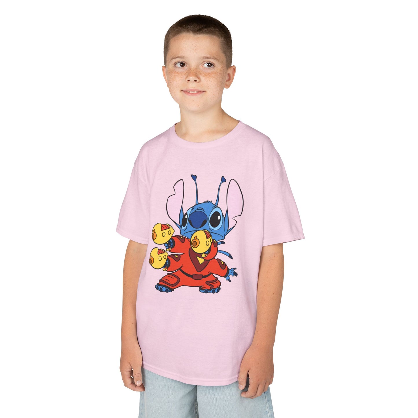 Colorful Kids Tee with Fun Cartoon Design
