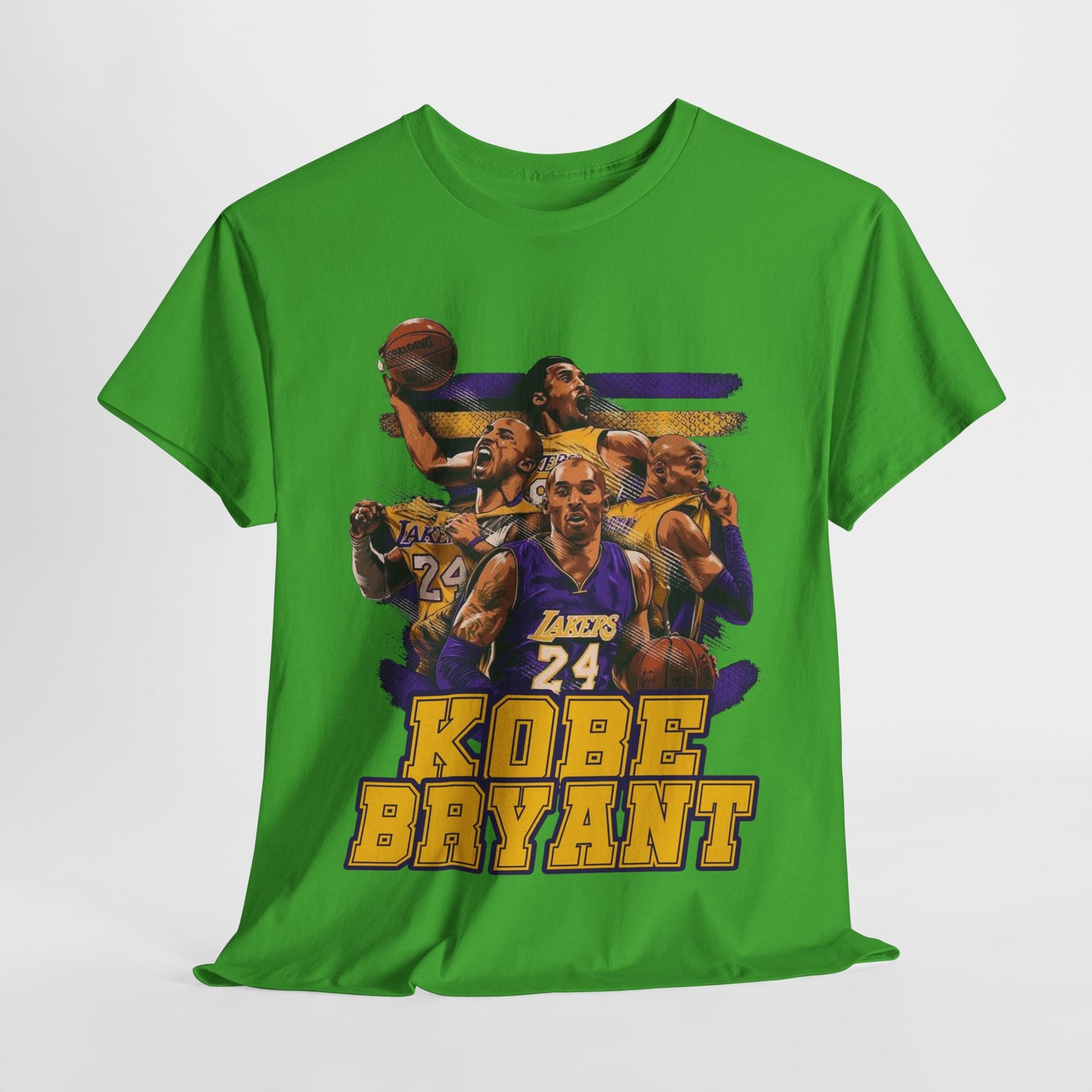 Kobe Bryant Tribute Unisex Heavy Cotton Tee - Basketball Legend Shirt