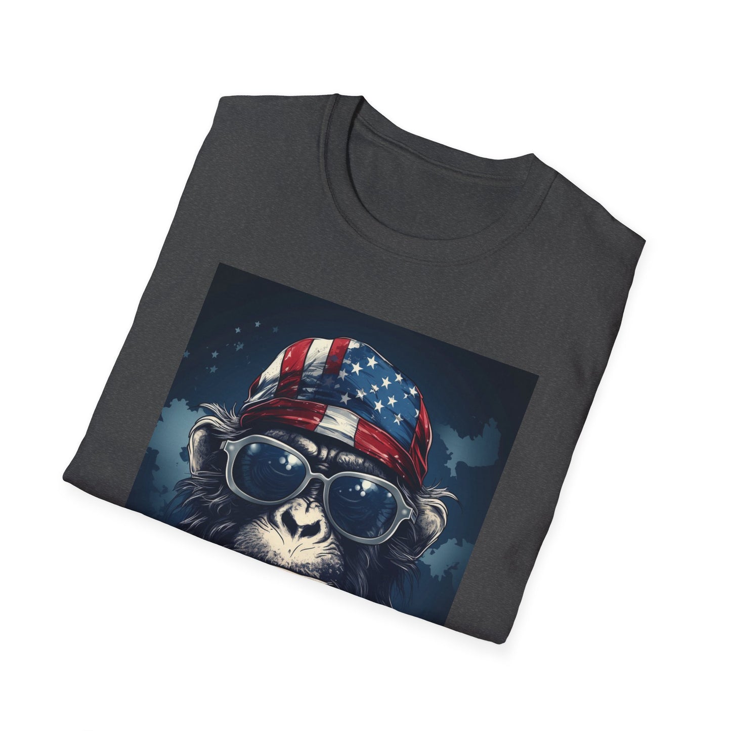 Cool Monkey Graphic T-Shirt, Fun Animal Tee, Summer Casual Wear, Unique Gift for Animal Lovers, Trendy Fashion for All