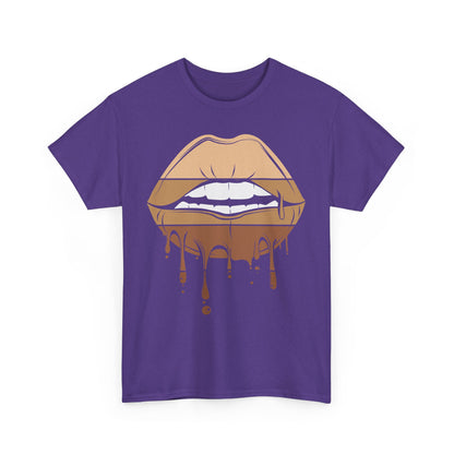 Chic Bold Lip Graphic Tee - Unisex Heavy Cotton