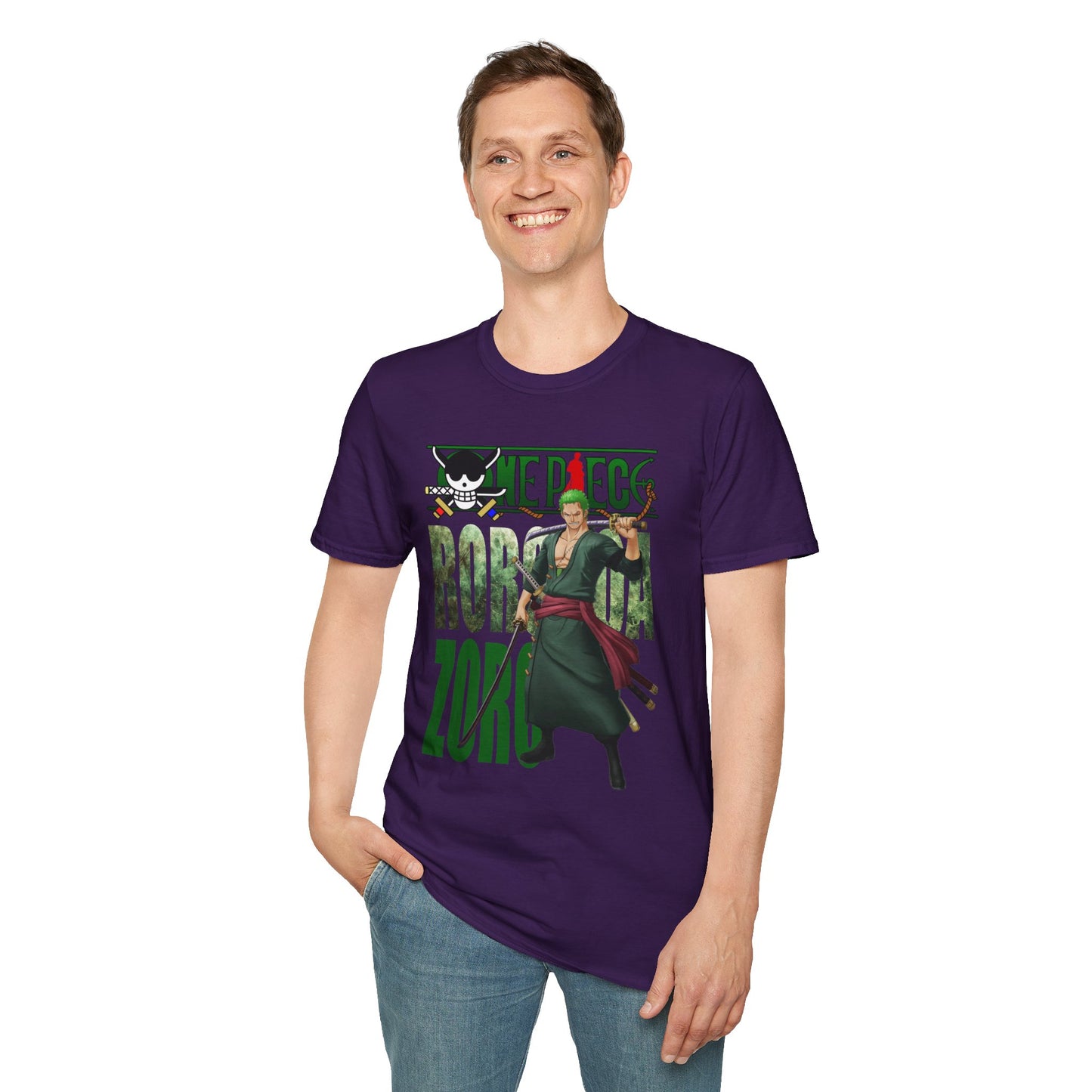 Epic Zoro Unisex Softstyle T-Shirt - One Piece Fan Apparel