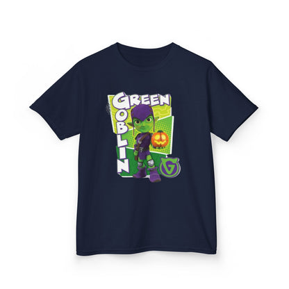 Kids Green Goblin Tee - Fun Halloween T-Shirt for Kids