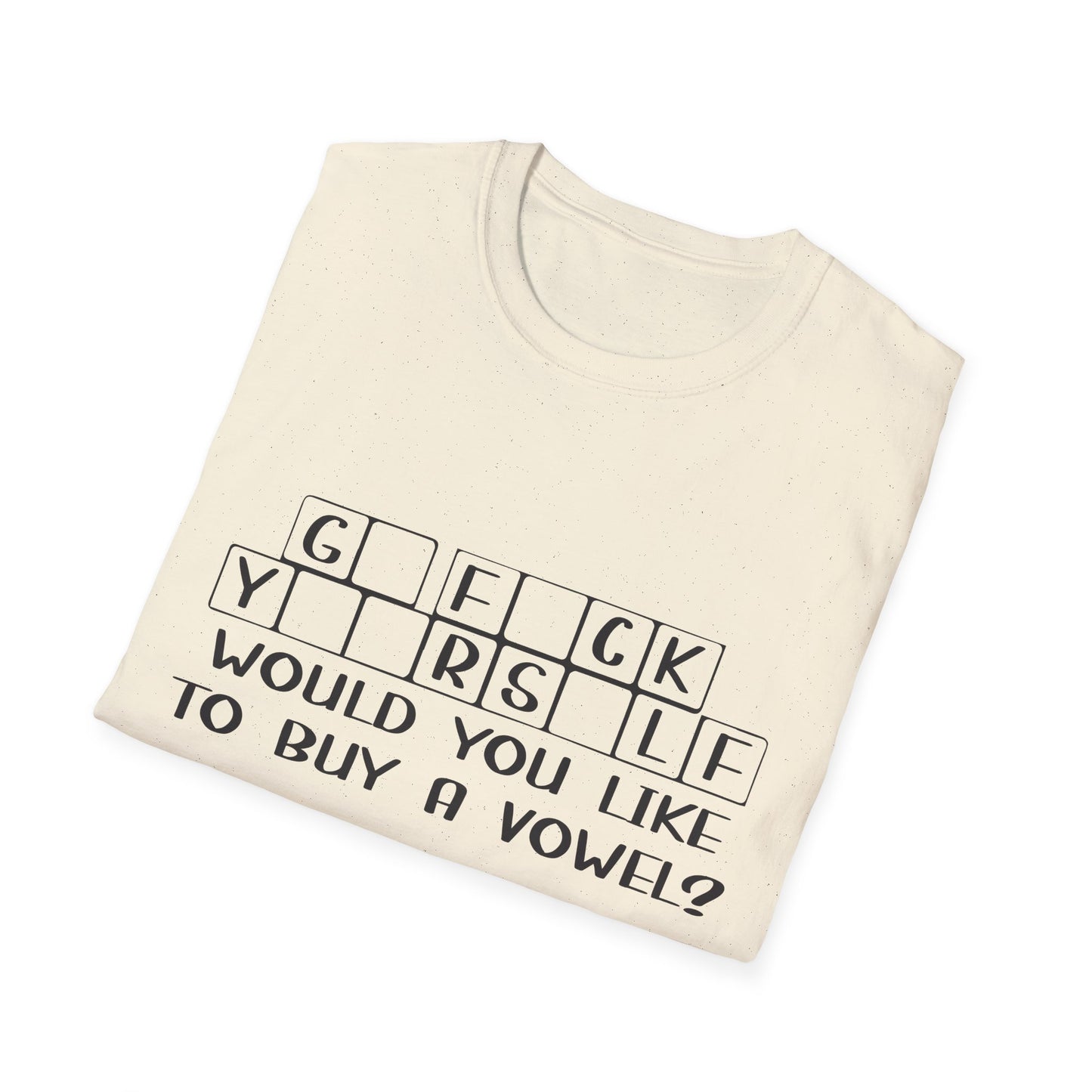 Funny Unisex T-Shirt - "G F C K Y R S L F" Graphic Tee - Perfect Gift for Casual Wear