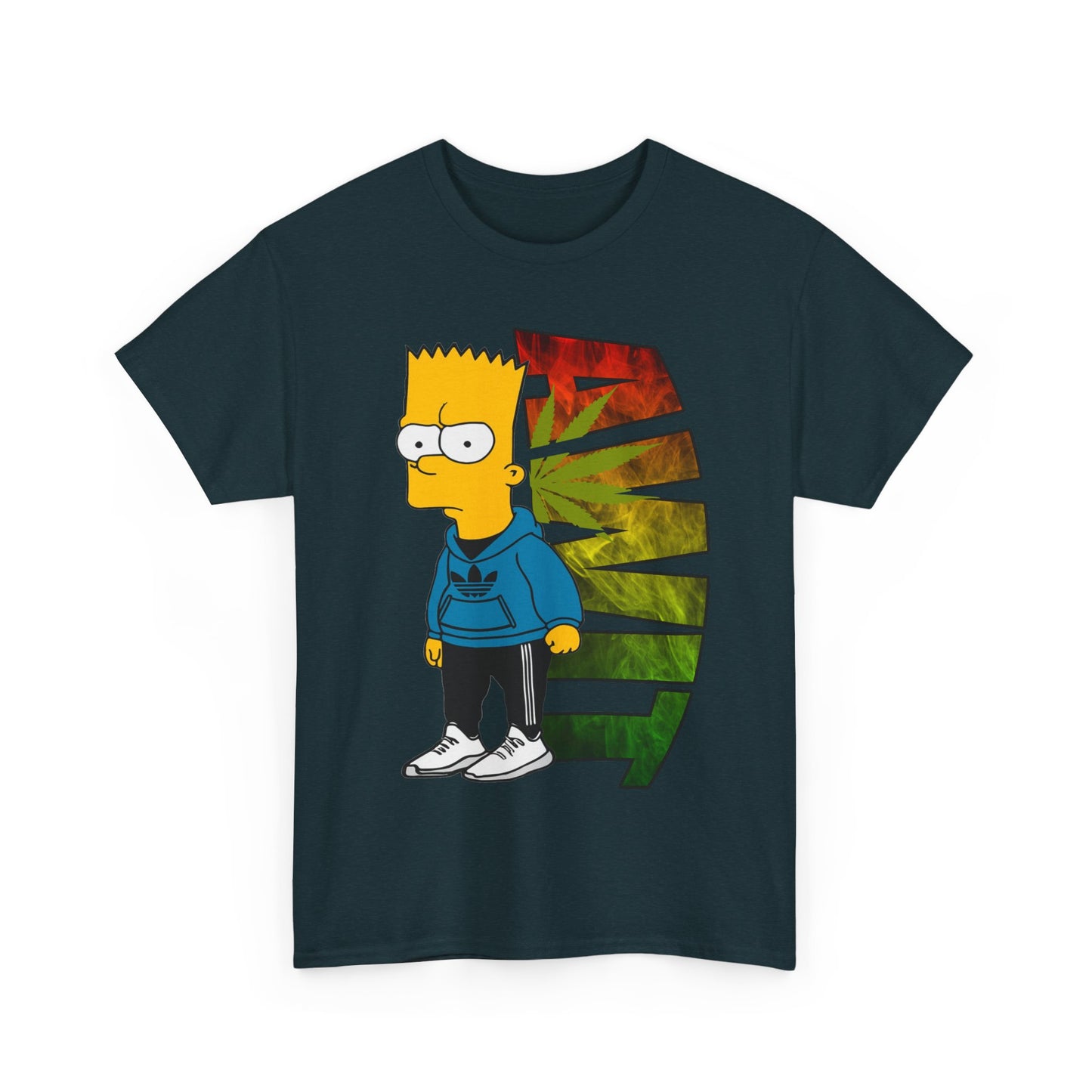 Unisex Heavy Cotton Tee - Bart Simpson Graffiti Style