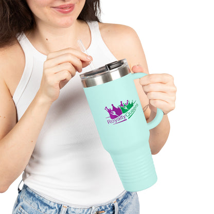Royalty Queens Insulated Travel Mug, 40oz - Perfect for Coffee Lovers, Gift for Her, Stylish Hydration, Road Trip Essential, [...]