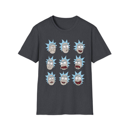 Rick and Morty Unisex Softstyle T-Shirt - Fun Cartoon Design for Fans