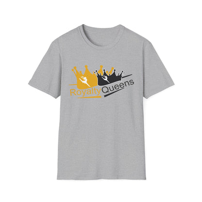 Royalty Queens T-Shirt, Unisex Softstyle Tee, Perfect for Gifts, Birthday Celebrations, Casual Wear, Empowerment Fashion, Unique Style