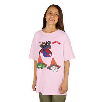 Kids Cartoon Battle Tee - Fun & Unique Grrr! Design
