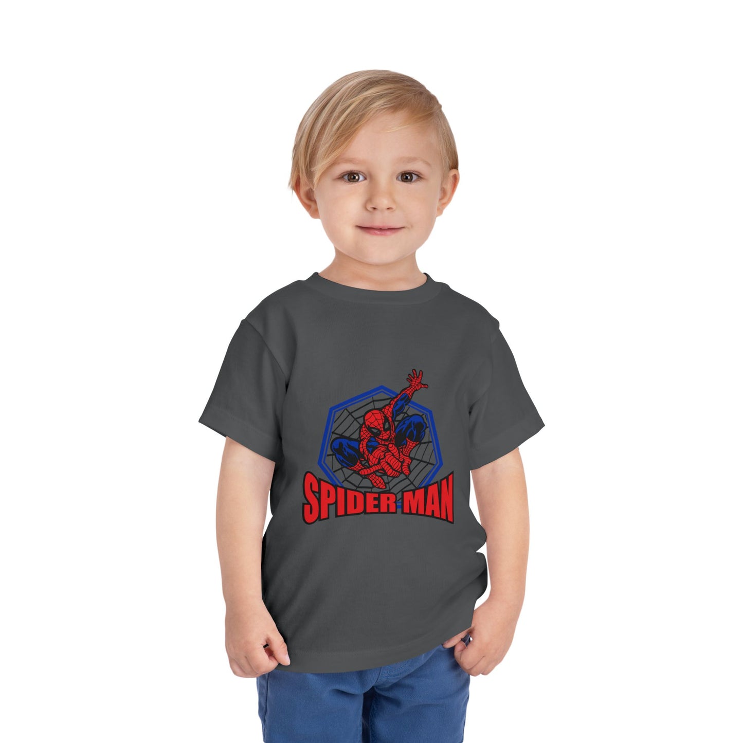Spider-Man Toddler T-Shirt, Cute Kids Tee, Superhero Birthday Gift, Child's Playwear, Cartoon Apparel