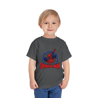 Spider-Man Toddler T-Shirt, Cute Kids Tee, Superhero Birthday Gift, Child's Playwear, Cartoon Apparel
