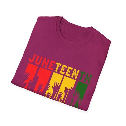 Juneteenth Celebration T-Shirt | Soft, Unisex, Freedom, Heritage, Cultural Pride, Gift, Commemorative Wear