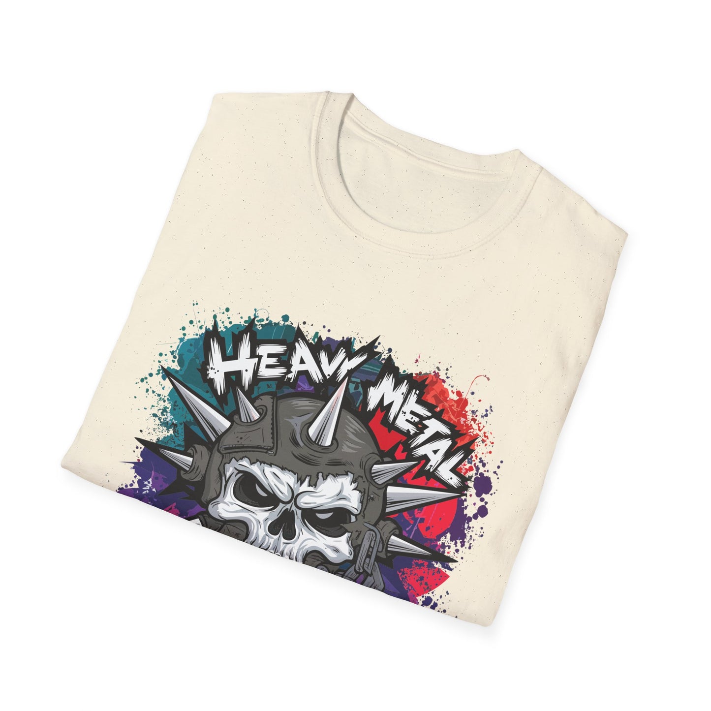 Heavy Metal Kingz Unisex Softstyle T-Shirt, Rock Music Tee, Gift for Metalheads, Concert Apparel, Edgy Graphic Shirt