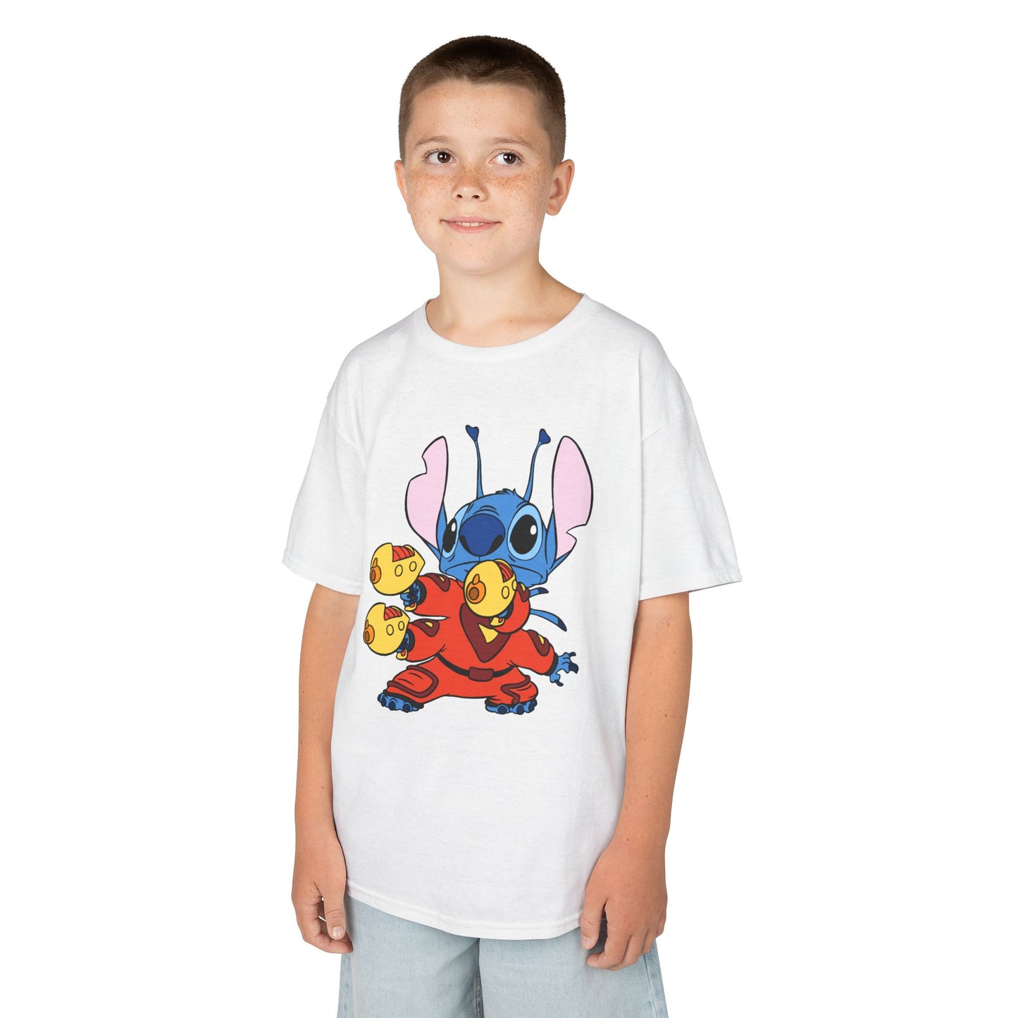 Colorful Kids Tee with Fun Cartoon Design