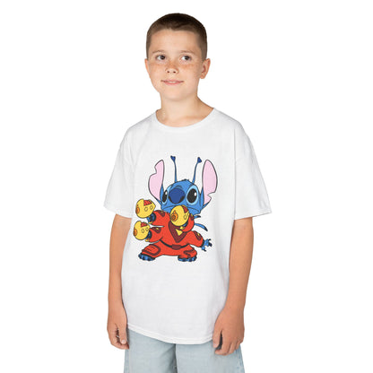 Colorful Kids Tee with Fun Cartoon Design