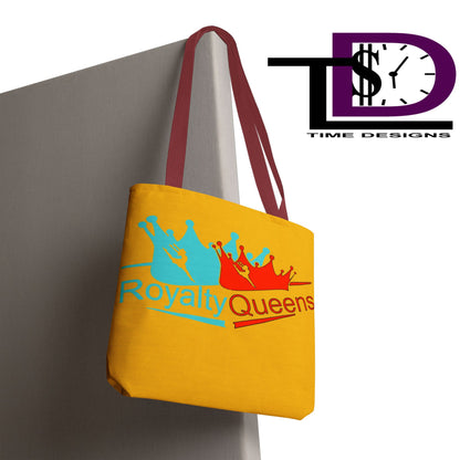 Royalty Queens Tote Bag, Stylish Carryall for Empowering Women, Perfect for Gifts, Fashionable Eco-Friendly Bag, Royalty Queens Design