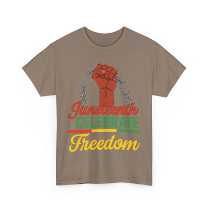 Juneteenth Freedom Tee, Celebrate Freedom Shirt, Unisex Cotton T-Shirt, Black History Month Apparel, Equality and Justice Top