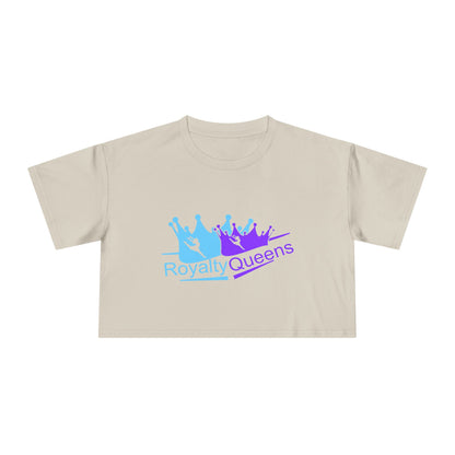 Royalty Queens Women's Crop Tee - Cute Summer Top, Inspirational Shirt, Gift for Her, Birthday Present, Casual Outfit