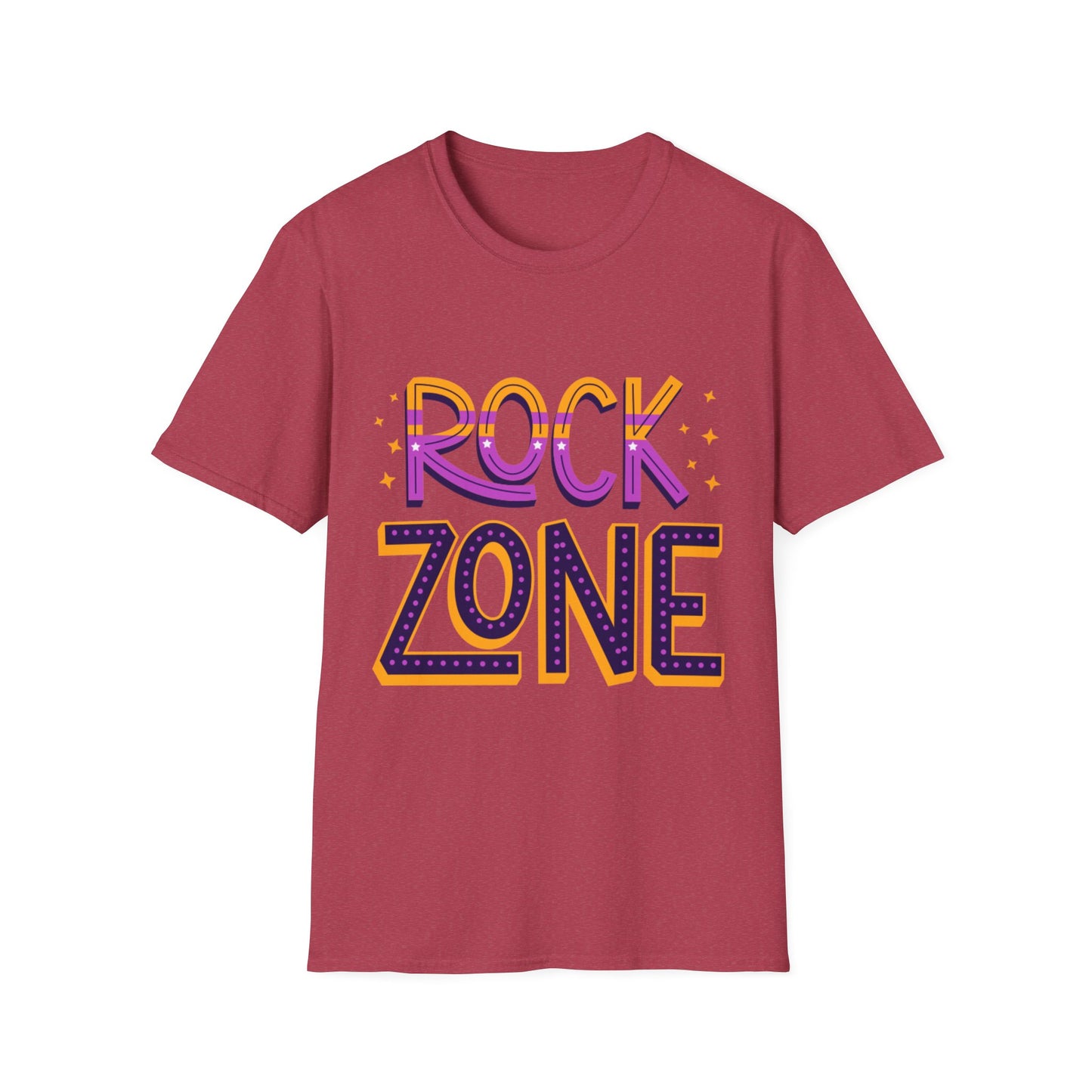 Rock Zone Unisex Softstyle T-Shirt, Music Lover Tee, Concert Outfit, Festival Wear, Birthday Gift, Casual Style
