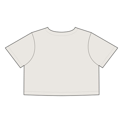 Royalty Queens Faded Crop Tee - Stylish Women's Tee for Confident Queens