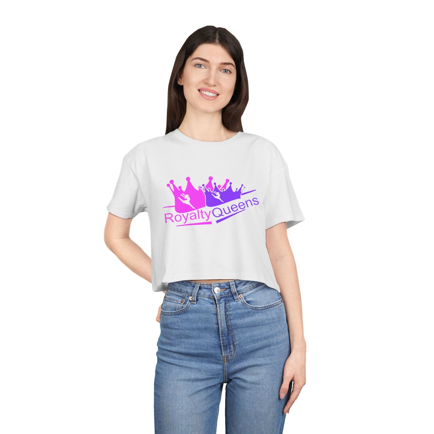Royalty Queens Women's Crop Tee - Stylish Black Girl Magic Shirt, Trendy Summer Top, Gift for Her, Queens Day Celebration, Empowerment [...]