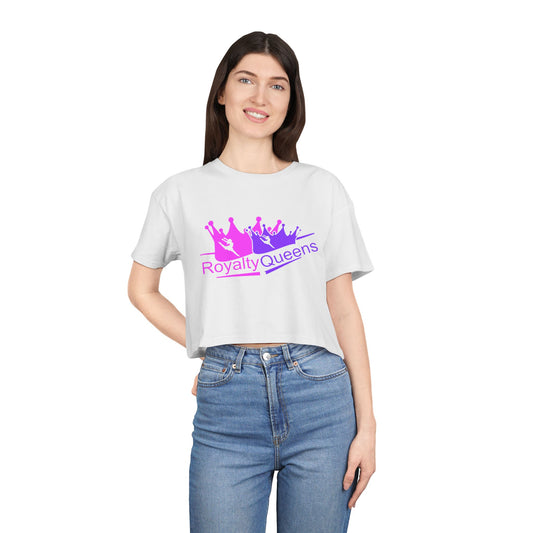 Royalty Queens Women's Crop Tee - Stylish Black Girl Magic Shirt, Trendy Summer Top, Gift for Her, Queens Day Celebration, Empowerment [...]