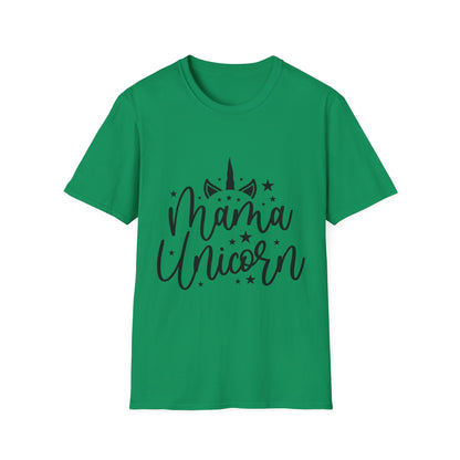 Mama Unicorn Unisex Softstyle T-Shirt - Fun & Stylish Gift for Moms
