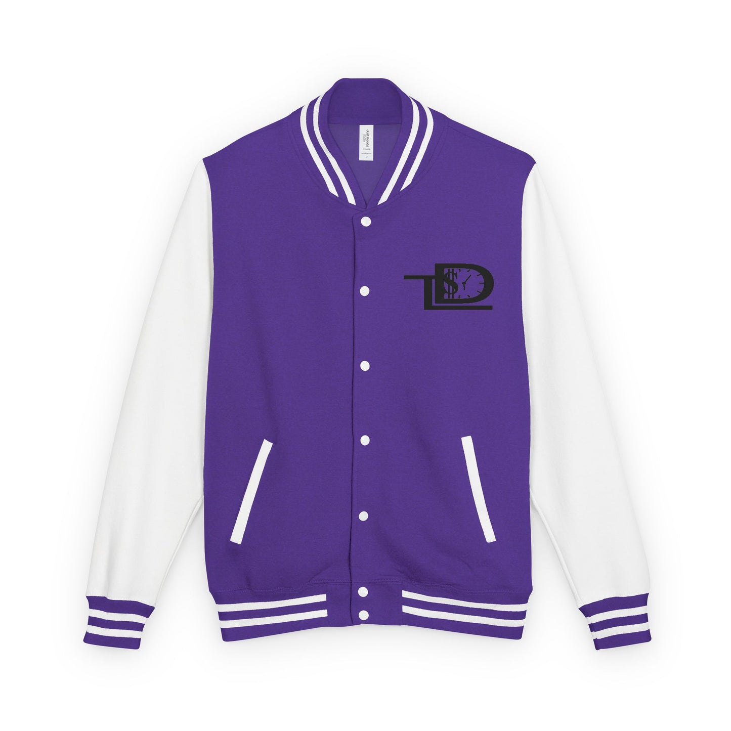 Trendy Unisex Heavyweight Letterman Jacket with Art Design