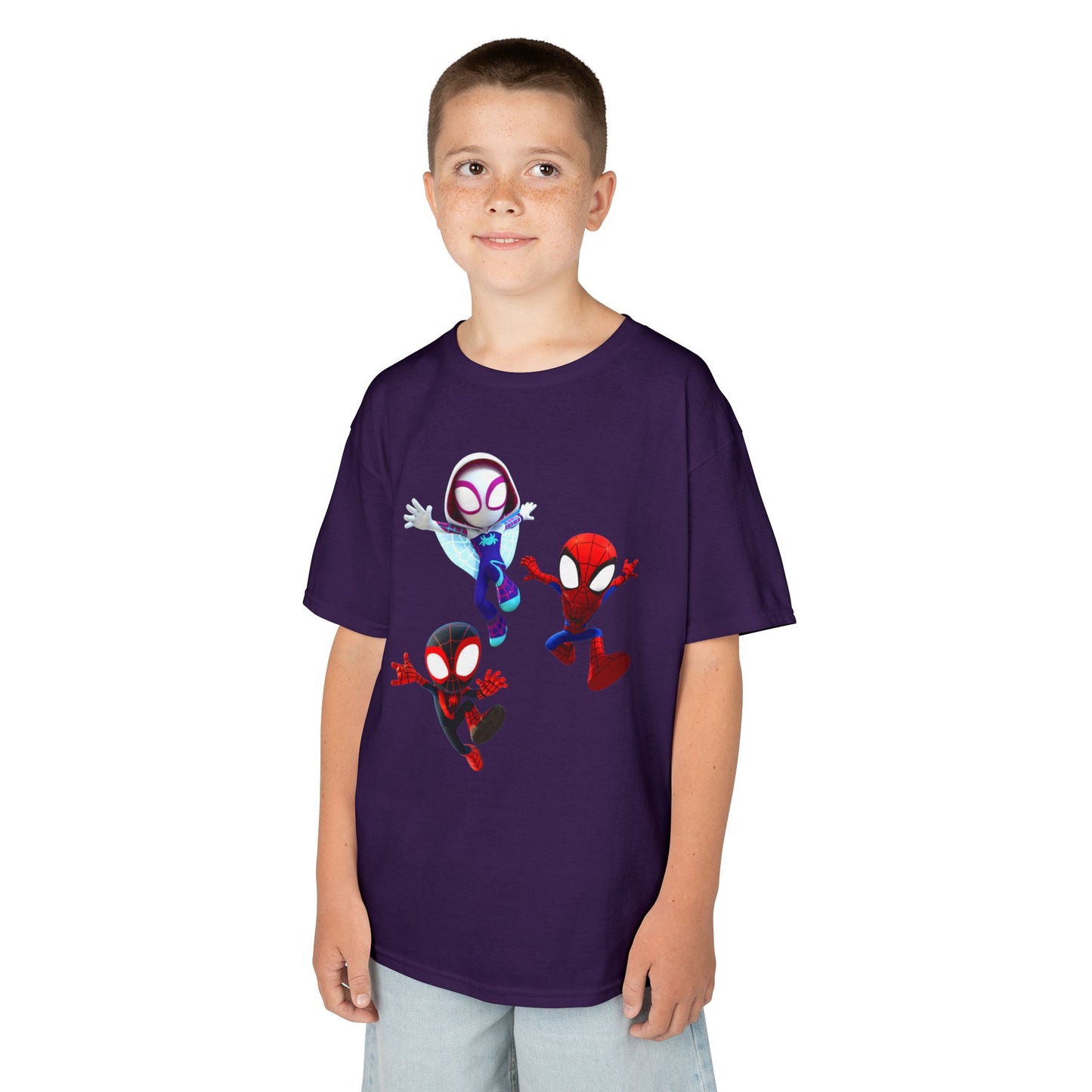 Kids Spider-Man Adventure Tee - Fun and Cozy Cotton T-Shirt for Young Superhero Fans
