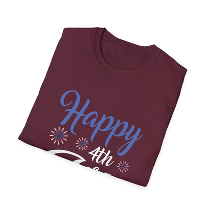 Happy Vibes Unisex Softstyle T-Shirt | Casual Wear, Gift for Friends, Birthday Gift, Positivity Shirt, Everyday Comfort