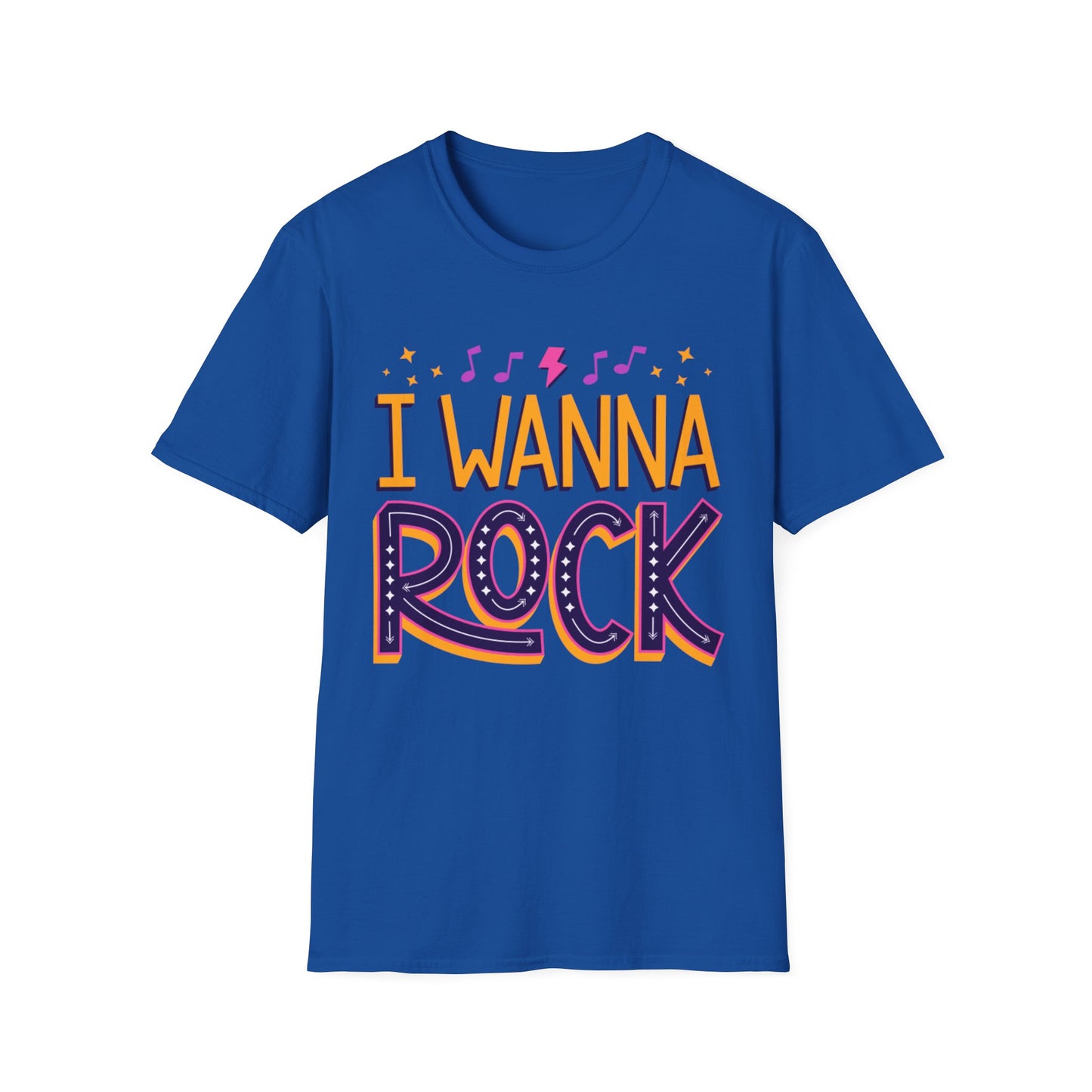 Rock the Day Unisex Softstyle T-Shirt - Music Lover Gift, Concert T-Shirt, Statement Tee, Fun Casual Wear, Rock Music Apparel
