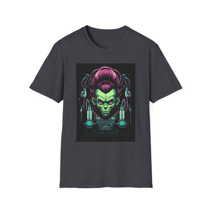 Cosmic Sci-Fi Graphic T-Shirt - Unisex Softstyle