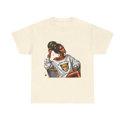 Empowering Women Graphic Tee - 'Making Moves' Heavy Cotton Unisex T-Shirt