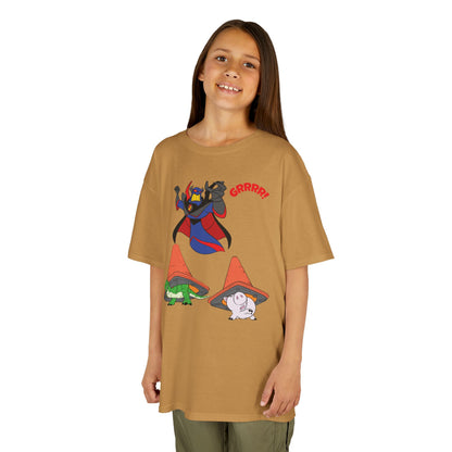 Kids Cartoon Battle Tee - Fun & Unique Grrr! Design