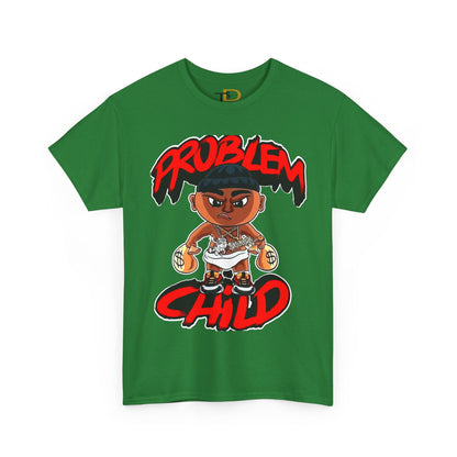 Problem Child Unisex Heavy Cotton Tee - Bold Graphic for Streetwear Lovers