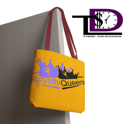 Royalty Queens Tote Bag - Bold AOP Design, Perfect for Everyday Use, Gifts for Queens, Princess Gifts, Stylish Eco-Friendly Bag
