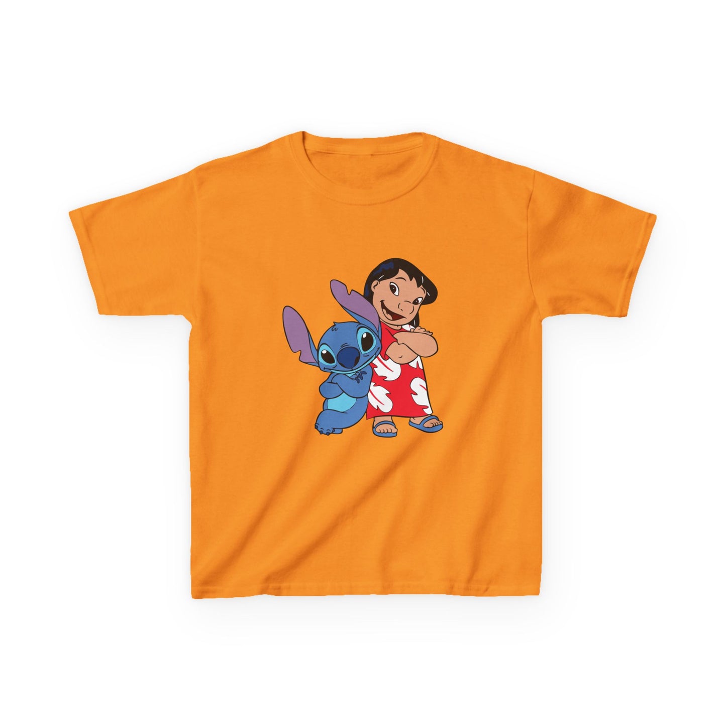 Kids Hawaiian Style T-Shirt with Stitch and Lilo