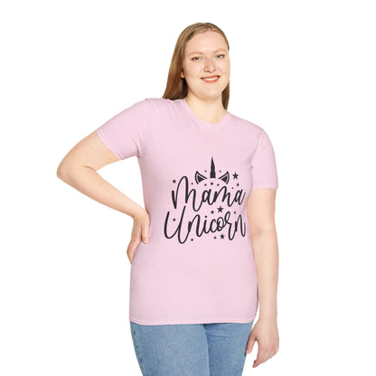 Mama Unicorn Unisex Softstyle T-Shirt - Fun & Stylish Gift for Moms