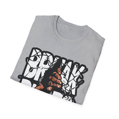 Break Rules Unisex Softstyle T-Shirt - Casual Streetwear Tee for Rebels