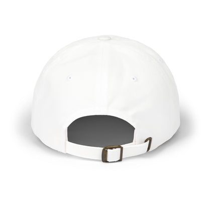 White Classic Dad Cap with Dollar Clock Design - Perfect for Gifting, Casual Outings, and Everyday Wear