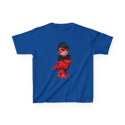 Cool Ladybug Superhero Kids Heavy Cotton Tee | Fun and Playful Design for Young Heroes