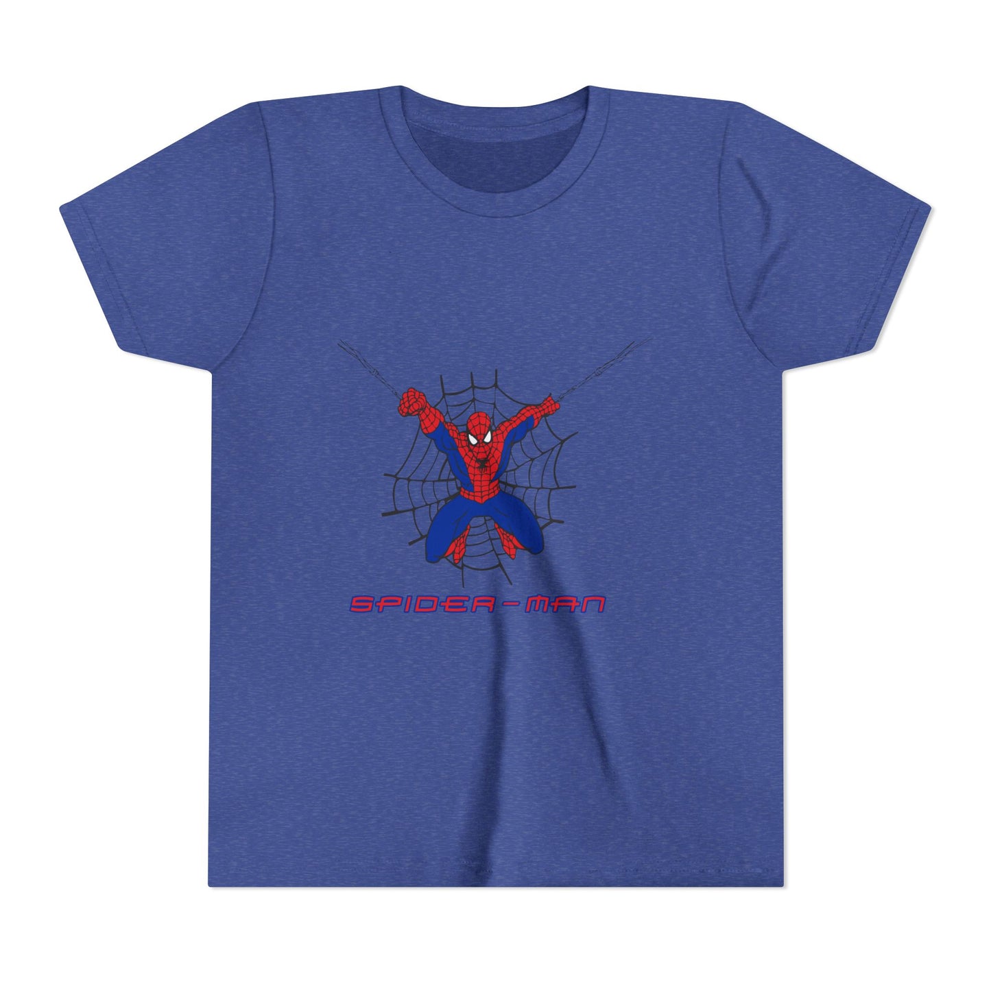 Spider-Man Youth Short Sleeve Tee - Fun Graphic Tee for Kids, Superhero Shirt, Birthday Gift, Comic Theme Apparel, Playtime Wear
