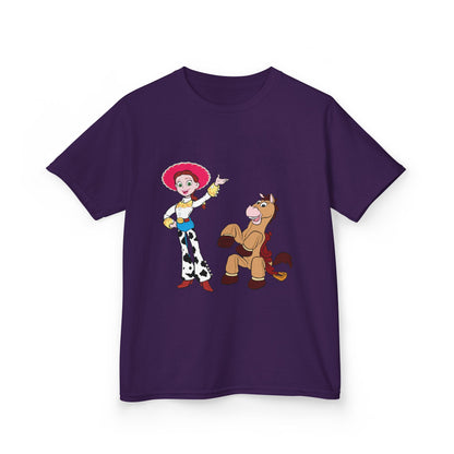 Kids Cowboy Adventure Tee, Children's Graphic T-Shirt, Fun Kids Wear, Western Theme Shirt, Birthday Gift, Casual Summer Top