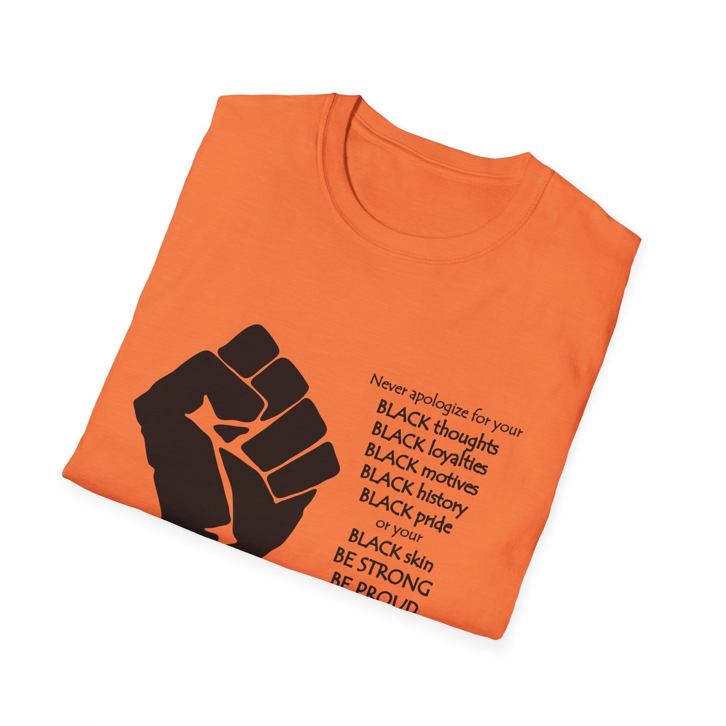 Empowerment Graphic T-Shirt: Unapologetically Black Tee, Activist Shirt, Social Justice Apparel, Inclusive Fashion, Statement Wear