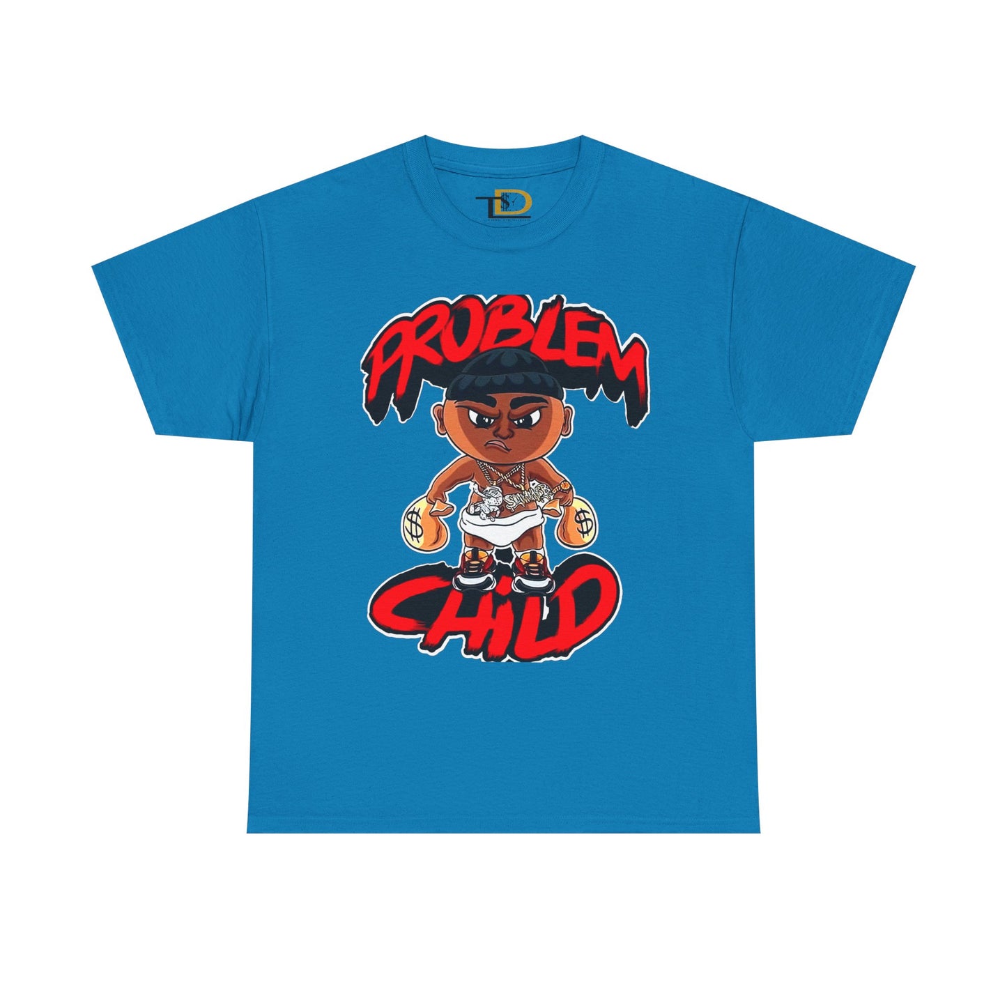Problem Child Unisex Heavy Cotton Tee - Bold Graphic for Streetwear Lovers
