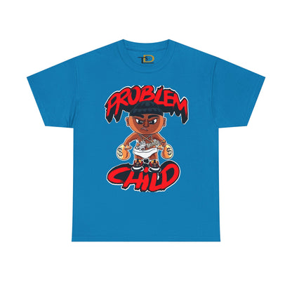 Problem Child Unisex Heavy Cotton Tee - Bold Graphic for Streetwear Lovers