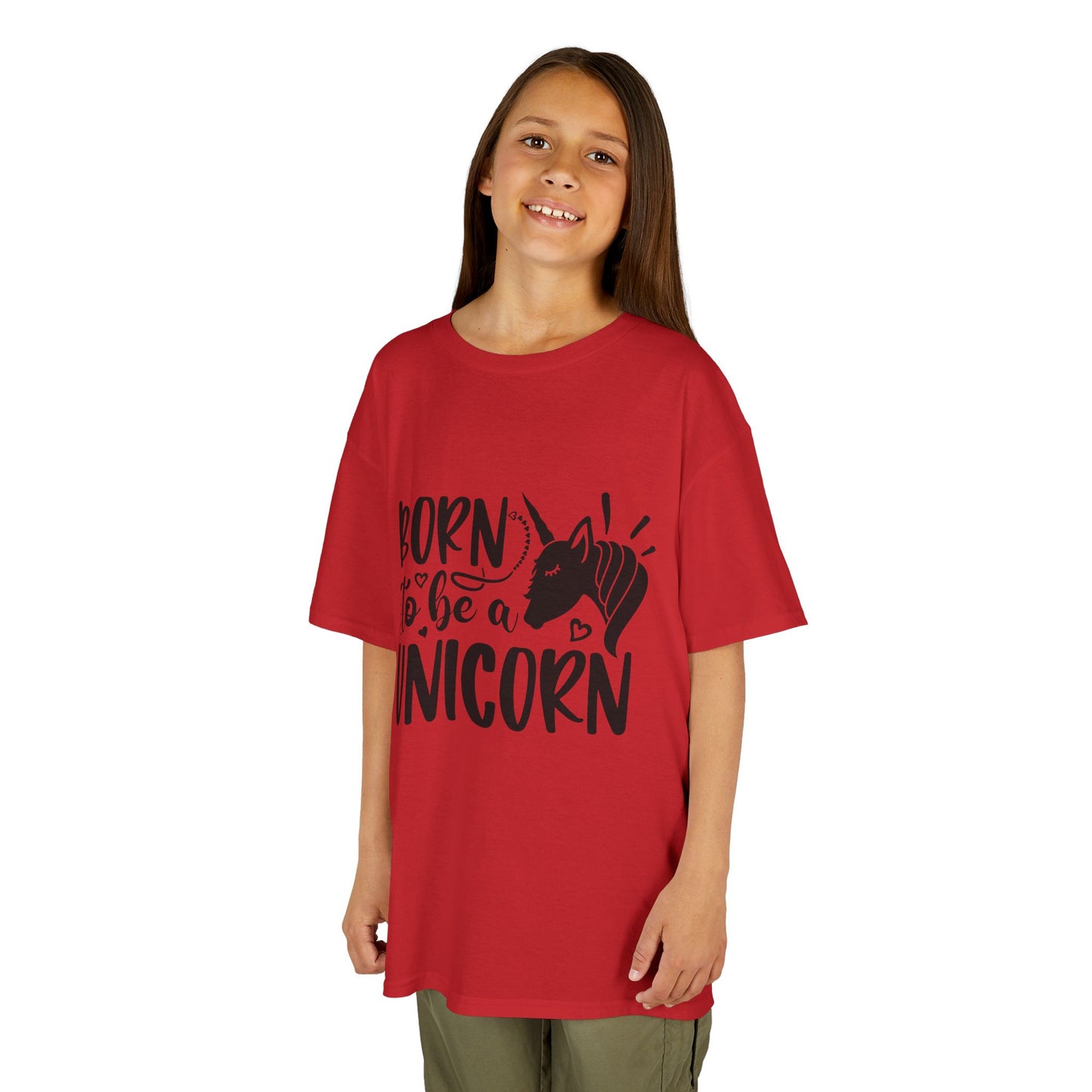 Kids Unicorn T-Shirt - "Born to Be a Unicorn" - Fun Cotton Tee for Boys & Girls