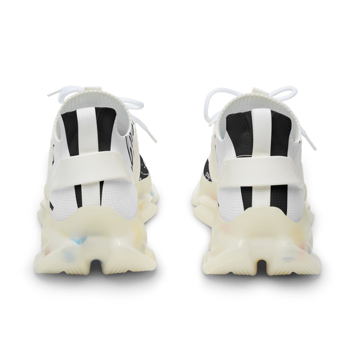 Stylish Men's Mesh Sneakers with Unique Graphic Design