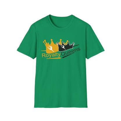 Royalty Queens T-Shirt, Unisex Softstyle Tee, Perfect for Gifts, Birthday Celebrations, Casual Wear, Empowerment Fashion, Unique Style