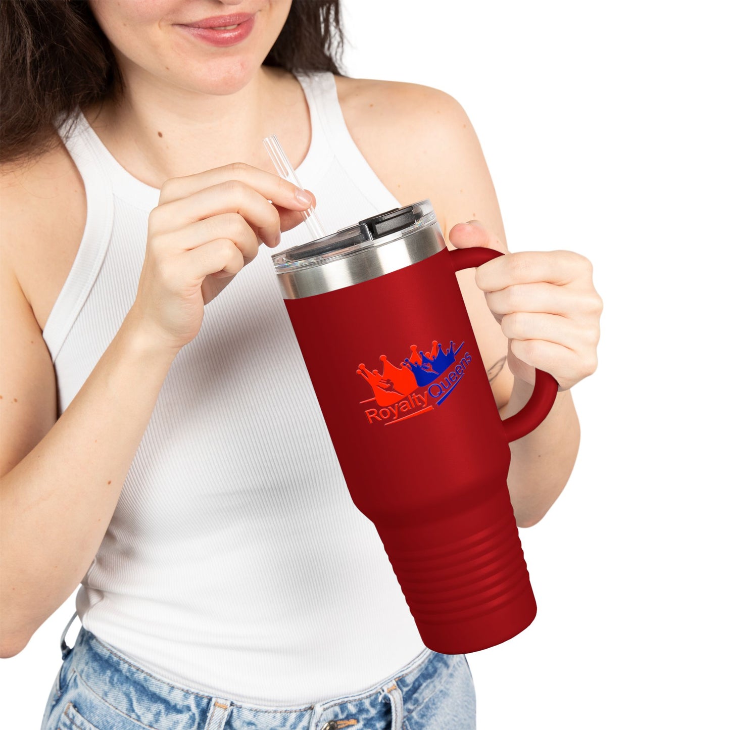 Insulated Travel Mug - Royalty Queens 40oz | Perfect for Road Trips, Gifts, Coffee Lovers & More!