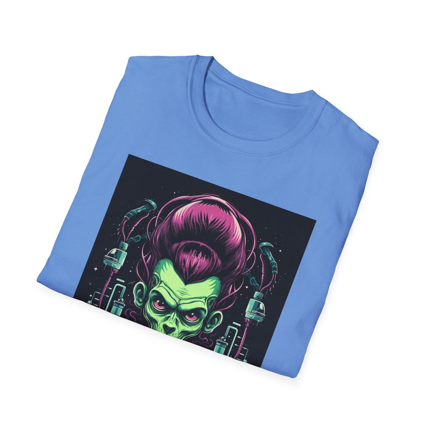 Cosmic Sci-Fi Graphic T-Shirt - Unisex Softstyle